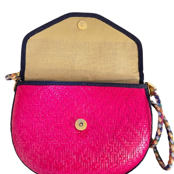 VINTAGE Novelli of florence ennelinea straw purse/bag - Picture 6 of 10